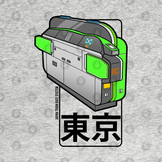 Yamanote Line Train Ticket Gate by Cerealbox Labs